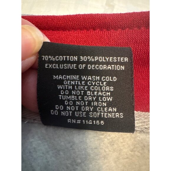 Indiana Hoosiers Colosseum 1/4 zip Pullover Sweatshirt Men's XXL Gray IU Logo - Picture 6 of 11